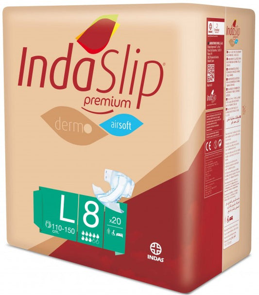 Fraldas Indaslip Premium Air Soft (20 unidades) L