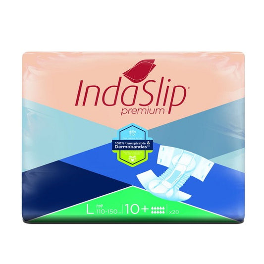 Fraldas Indaslip Premium Air Soft L 10+ - 20 unidades