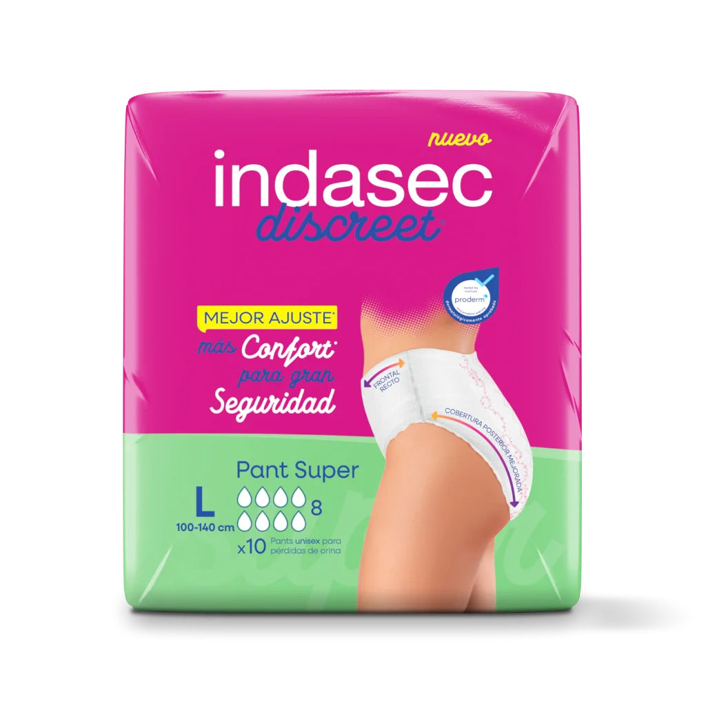 Cueca Fralda Indasec Discreet Pants Super L (10un)