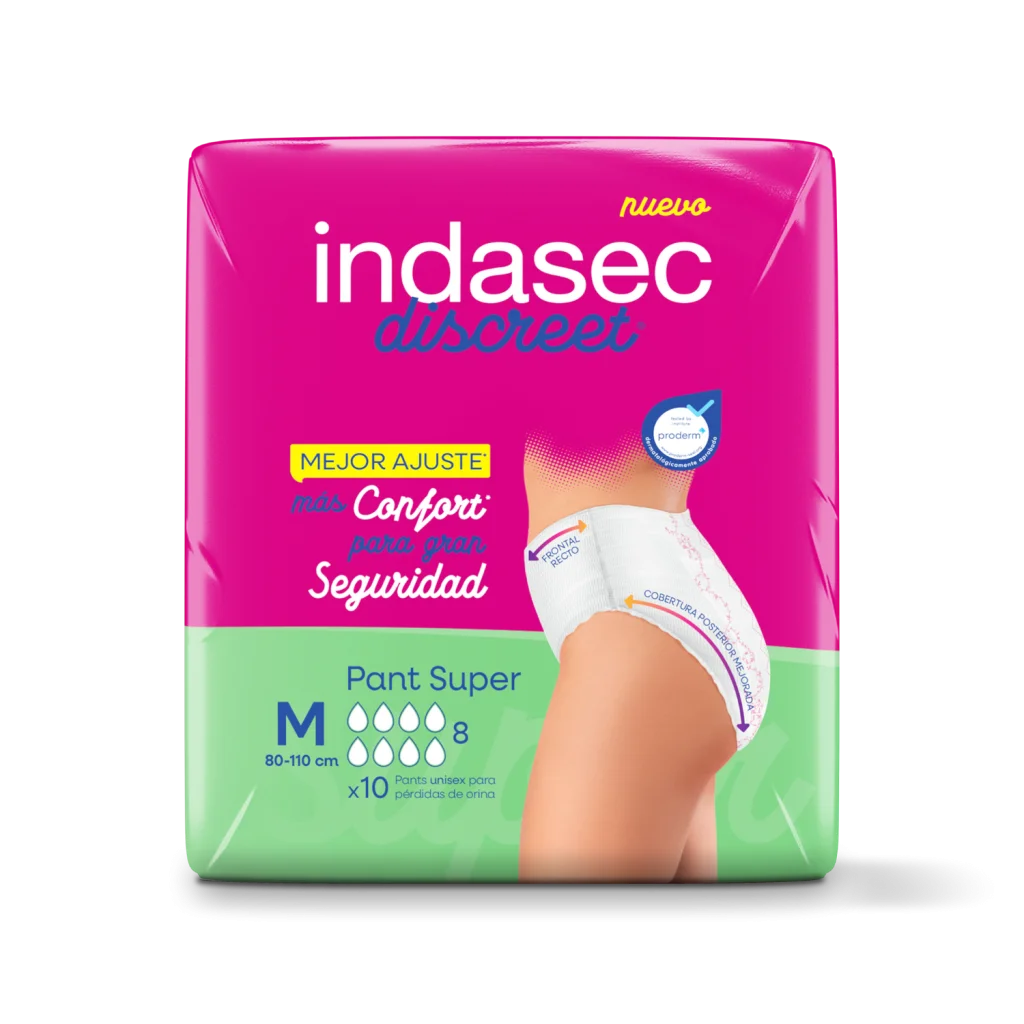 Cueca Fralda Indasec Discreet Pants Super M (10un)