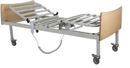 Cama Estrado Articulado Elétrico ORTHOS, Pés com Rodas e Cabeceiras