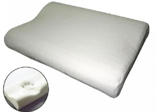 Almofada viscoelástica cervical alta com fronha 50x32cm